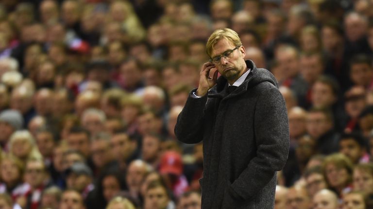 Jurgen Klopp looking for his first victory as Liverpool boss