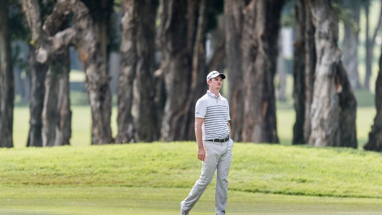 Justin Rose during the first round of the Hong Kong Open