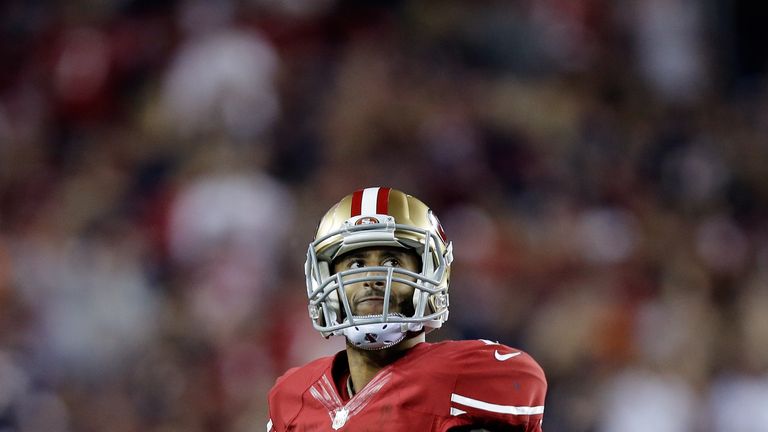 Quarterback Colin Kaepernick has struggled for the San Francisco 49ers this season