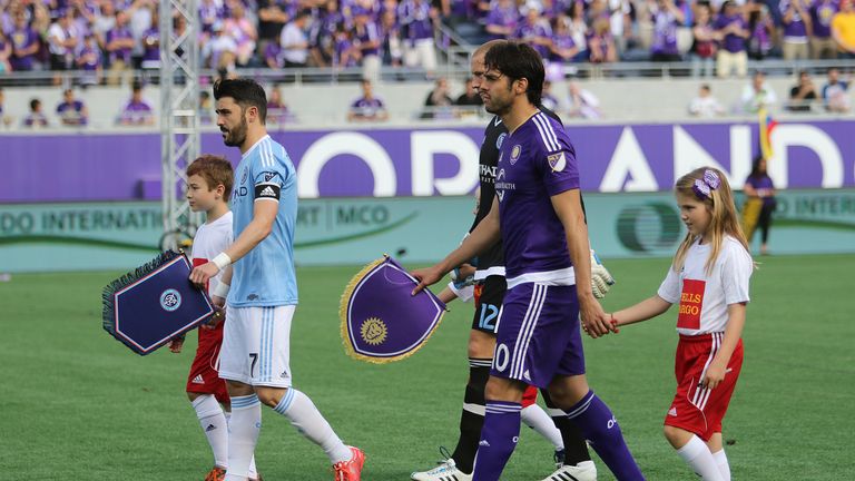 David Villa (left) and Kaka (right): Captains for both expansion teams that entered MLS in 2015