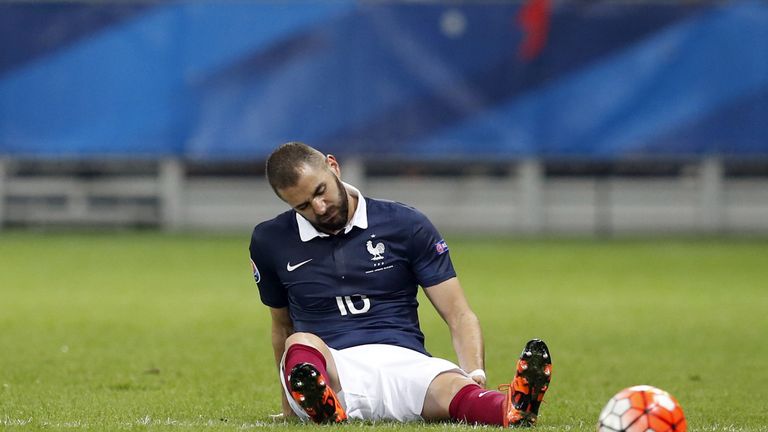 Karim Benzema picked up a thigh injury during the international break