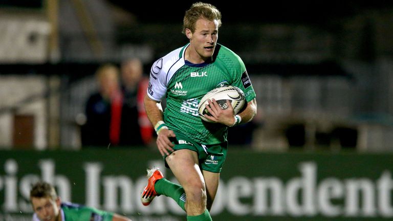 Connacht's Kieran Marmion scores his sides second try against Zebre