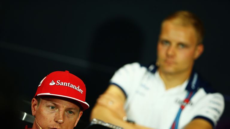 Kimi Raikkonen and Valtteri Bottas