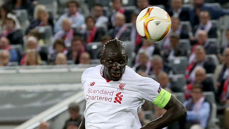 Mamadou Sakho in action for Liverpool against Bordeaux 