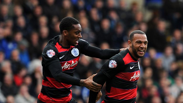Matt Phillips (right) of Queens Park Rangers celebrates his side's first goal