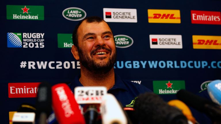 Michael Cheika says Australia do not want to settle for just reaching the final