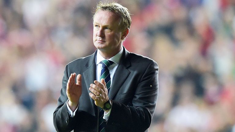 Michael O'Neill: Northern Ireland boss is looking for a final push against Greece