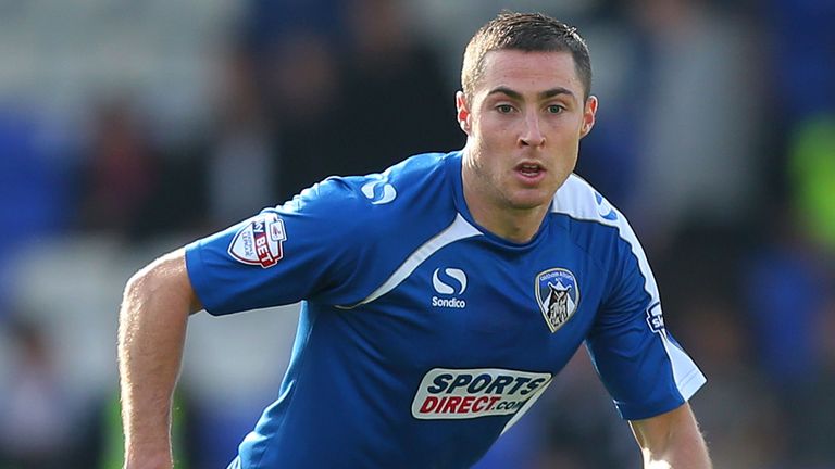 Oldham Athletic's Mike Jones during the Sky Bet League One match at Boundary Park, Oldham. 