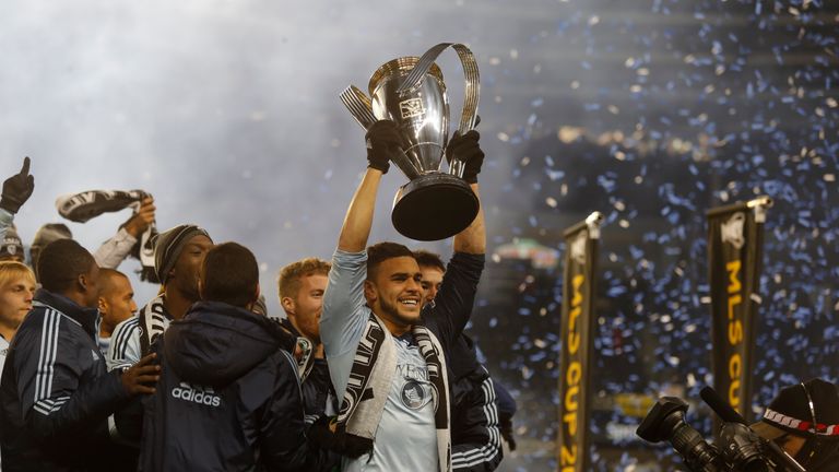 Dom Dwyer: The Englishman won MLS Cup in 2013