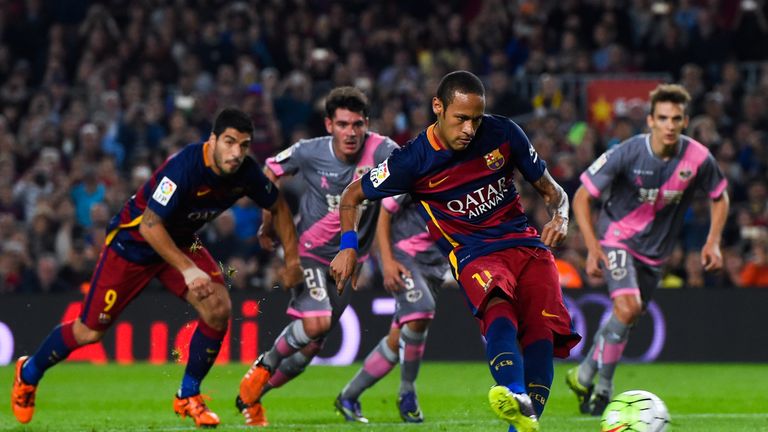 Neymar scores Barcelona equaliser