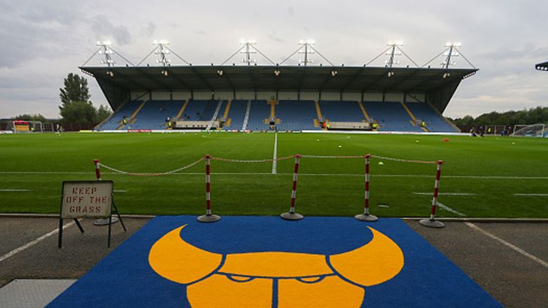 Fans clashed outside Oxford United's Kassam Stadium on Tuesday night