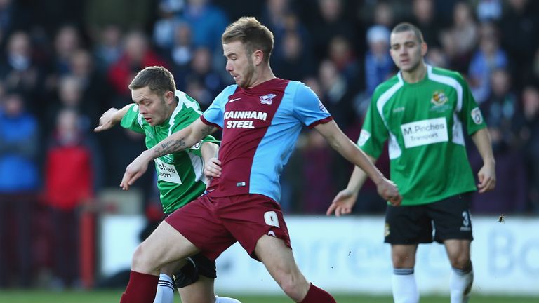  Paddy Madden of Scunthorpe United