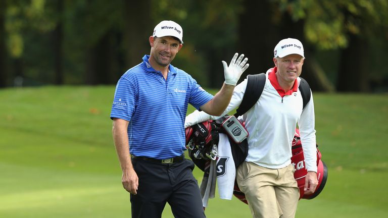 Padraig Harrington is one of the afternoon starters at Woburn