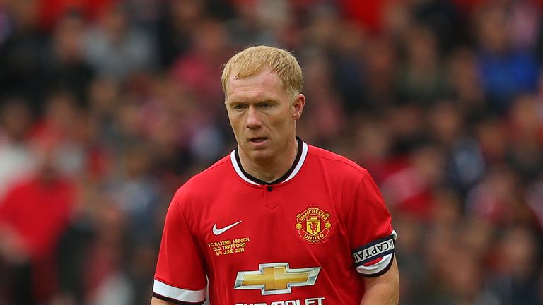 Paul Scholes of Manchester United Legends during the Manchester United Foundation charity match