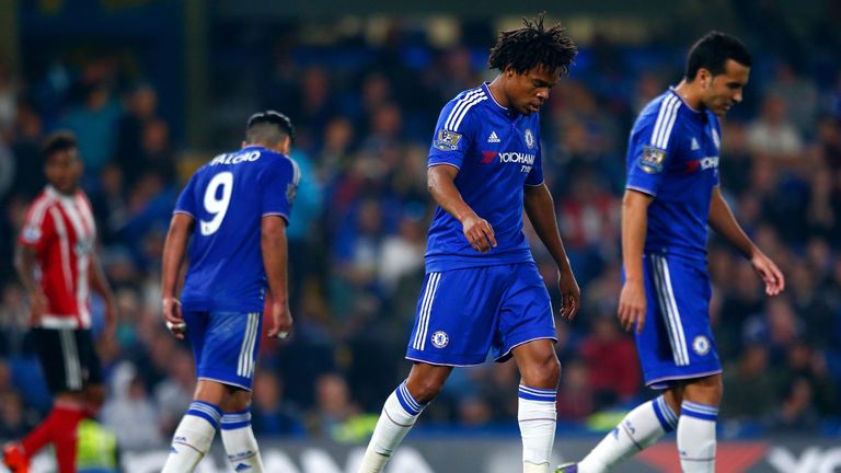 Chelsea playes show their dejection
