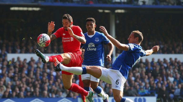 Phil Jagielka was in impressive form for Everton against Liverpool