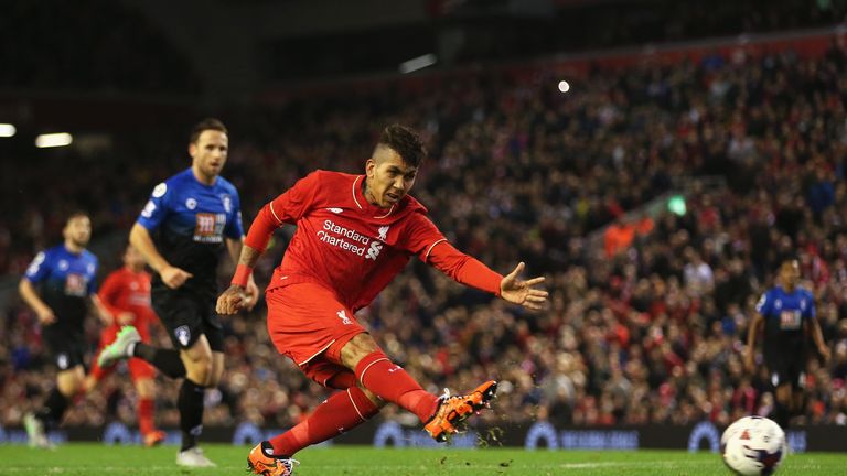 Roberto Firmino put in a Man of the Match performance for Liverpool against Bournemouth