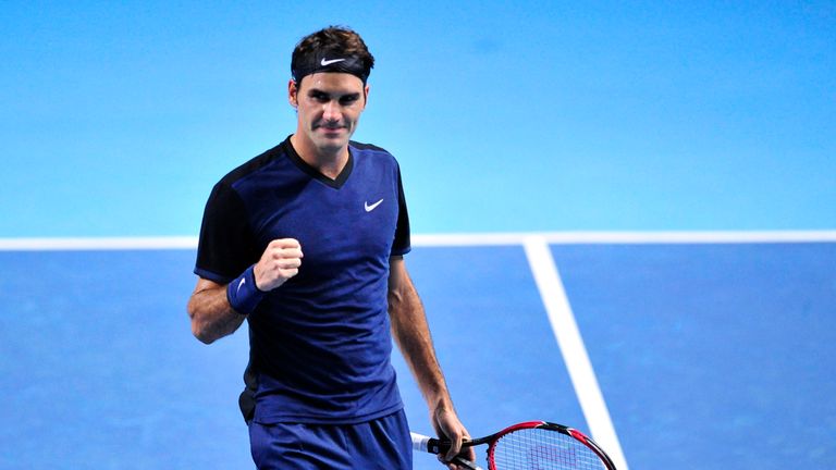 Roger Federer powered through the final set to defeat David Goffin