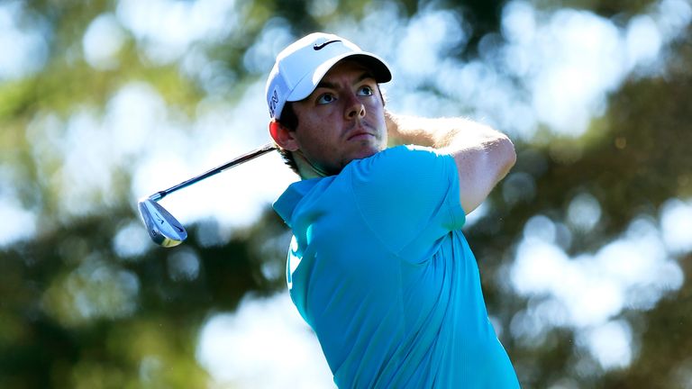 Rory McIlroy's touch on the greens did not match his long game