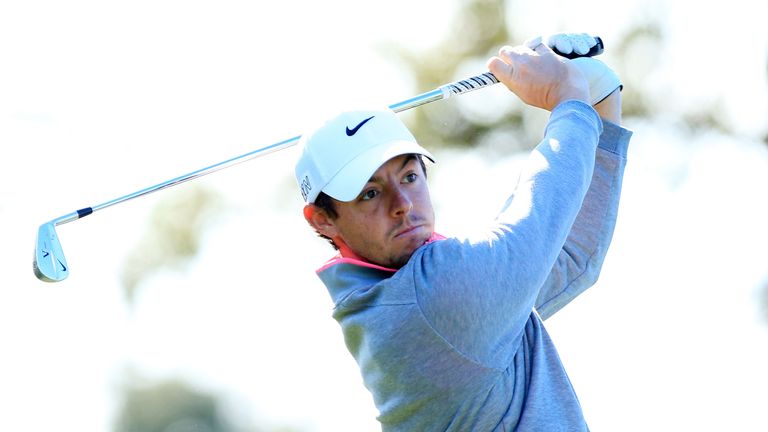 Rory McIlroy during the final round of the Frys.com Open on October 18, 2015 