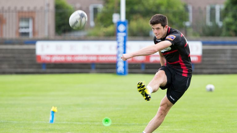 Edinburgh's Blair Kinghorn in training 