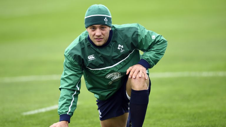 Ireland's fly half Ian Madigan