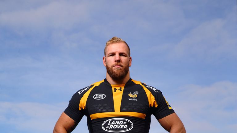 Wasps captain James Haskell