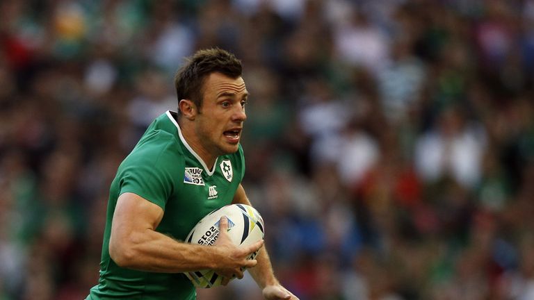 Tommy Bowe has been retained on the wing after scoring two tries against Romania