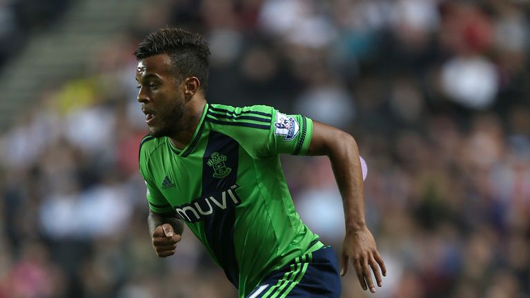 Ryan Bertrand of Southampton in action during the Capital One Cup Third Round match between MK Dons