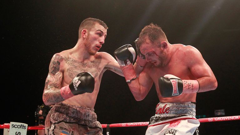 BATTLE OF BRUM  PROMOTION.BARCLAYCARD ARENA,BIRMINGHAM.PIC;LAWRENCE LUSTIG.BRITISH &COMMONWEALTH WELTERWEIGHT TITLE.SAM EGGINGTON V DALE EVANS
