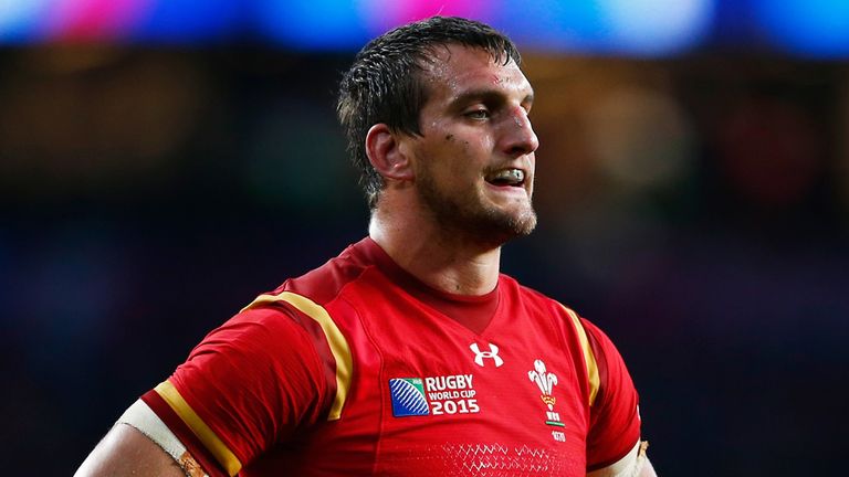 LONDON, ENGLAND - OCTOBER 10:  Sam Warburton of Wales reacts during the 2015 Rugby World Cup Pool A match between Australia and Wales at Twickenham Stadium