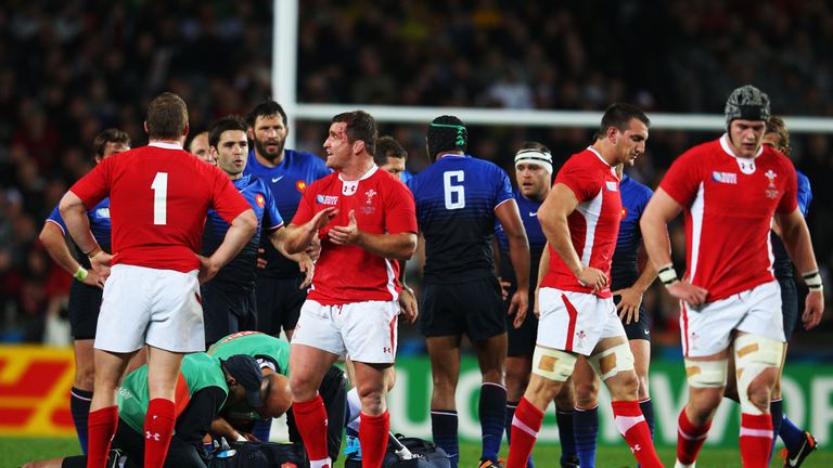 Sam Warburton sent off at the 2011 World Cup