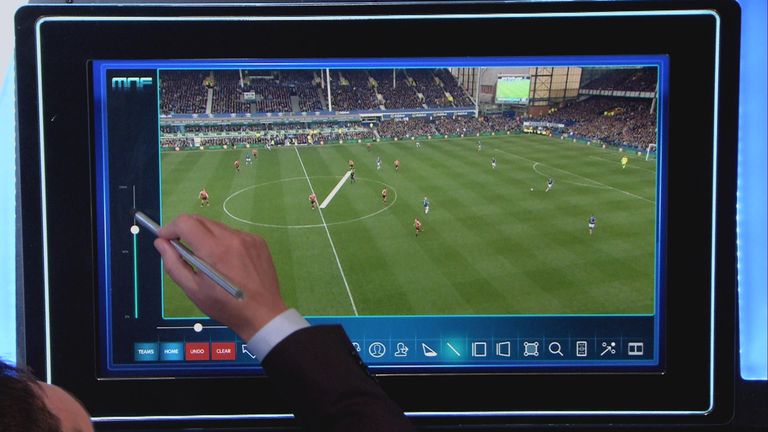 Neville analysed the defensive midfield job of Morgan Schneiderlin and Bastian Schweinsteiger.