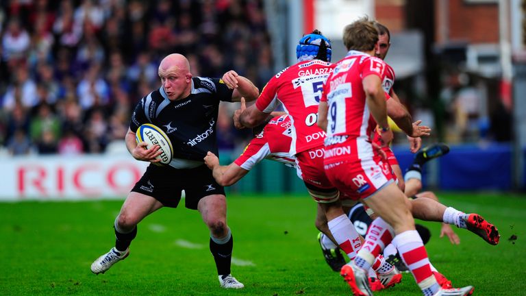 Scott Lawson (left) has been a key member of the Newcastle Falcons side since he joined them in 2013