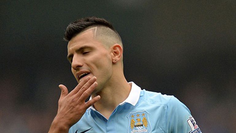 Sergio Aguero suffered the knock playing for Argentina