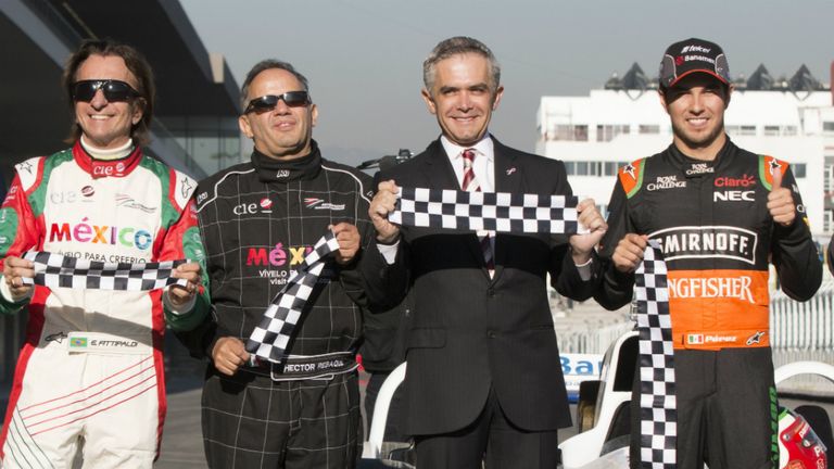 Perez helped inaugurate the revamped Autodromo Hermanos Rodriguez earlier this month