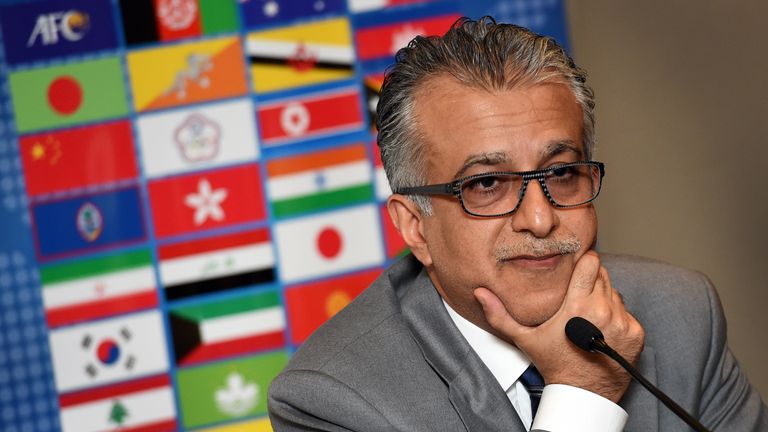 Sheikh Salman is currently the Asian Football Confederation President