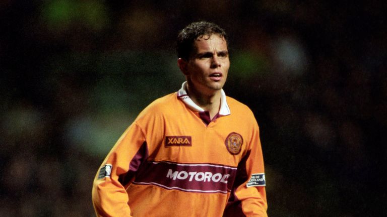 Simo Valakari in action for Motherwell in 1999
