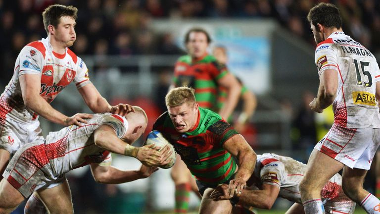 St Helens in action against South Sydney