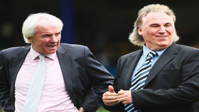 Stan Bowles (left) and former QPR captain Gerry Francis