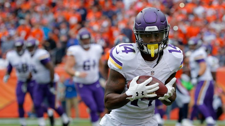 Wide receiver Stefon Diggs has been quite a find for the Minnesota Vikings.