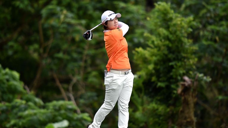 Eun-Hee Ji held on to her overnight advantage