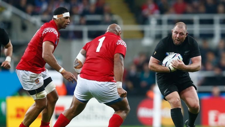 New Zealand prop Tony Woodcock will miss the rest of the World Cup with a hamstring injury