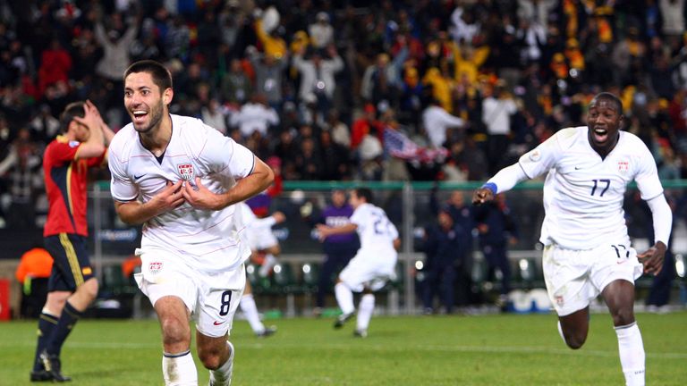 Clint Dempsey and Jozy Altidore both scored against Spain to reach the 2009 Confederations Cup final