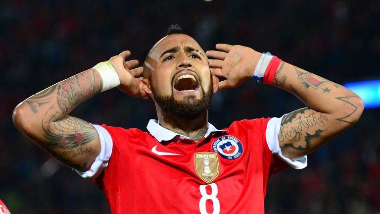 Chile's Arturo Vidal enjoys defeating rivals Brazil