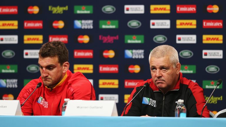 Captain Sam Warburton and Warren Gatland can't hide their disappointment