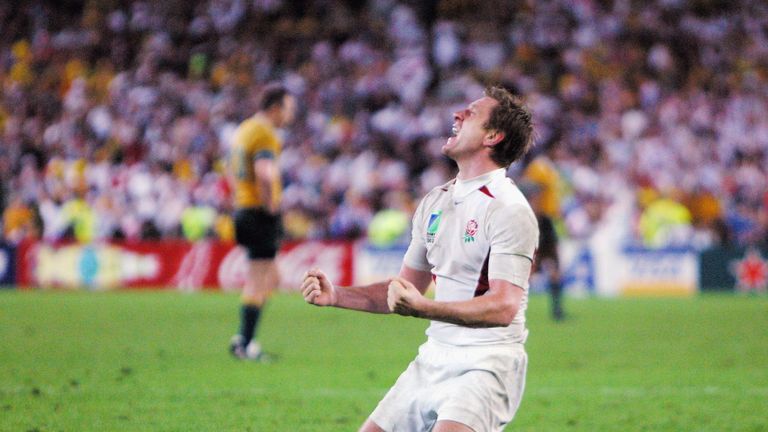 Will Greenwood revels in World Cup glory in 2003 as England beat Australia