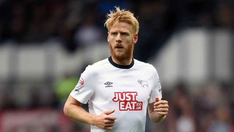 Derby County's Zak Whitbread