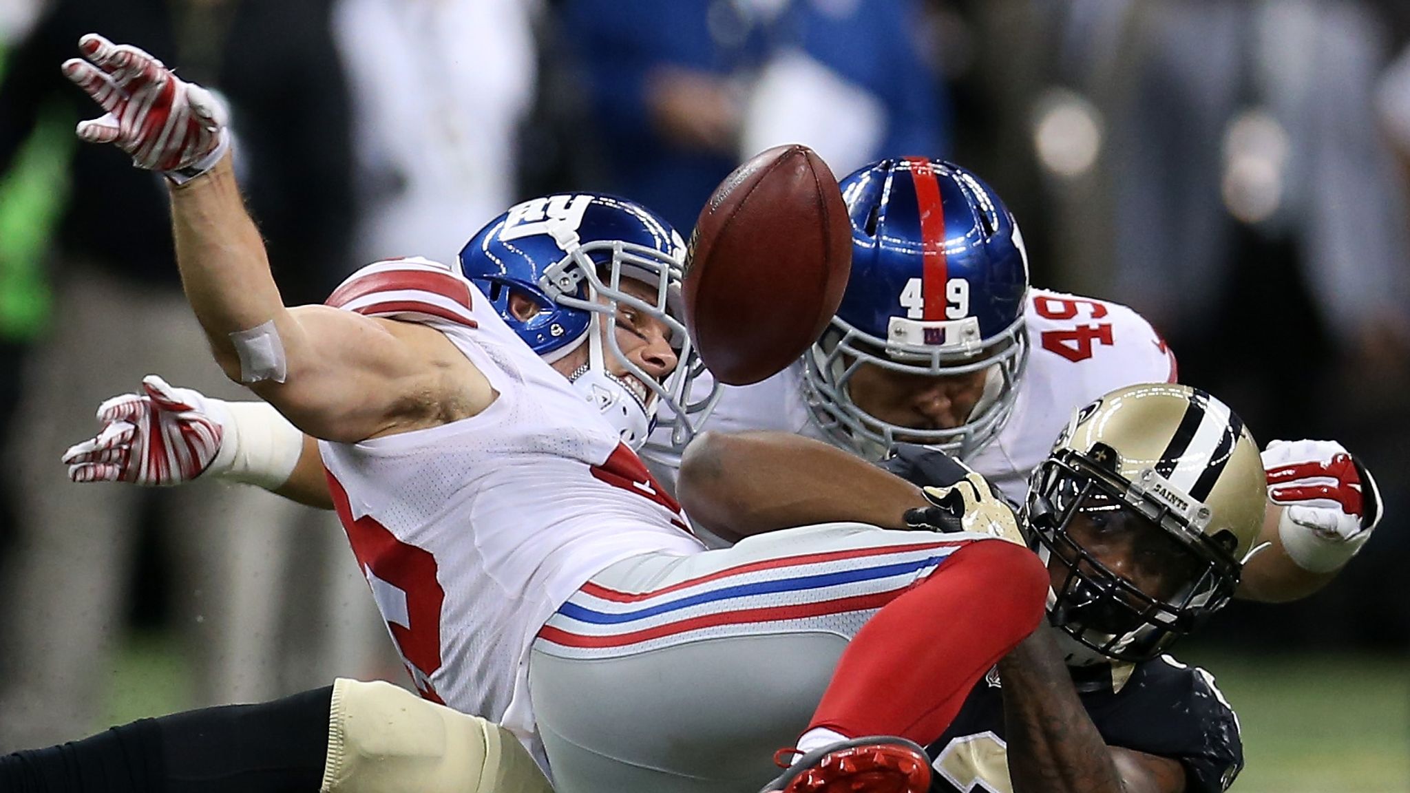 Drew Brees and Eli Manning break records as New Orleans Saints