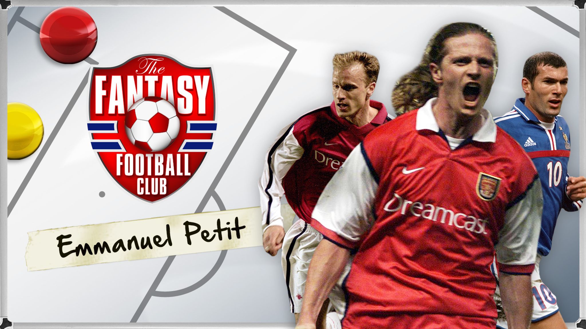 mønt Lægge sammen anden Emmanuel Petit names Thierry Henry, Zinedine Zidane, Dennis Bergkamp in  #One2Eleven | Football News | Sky Sports